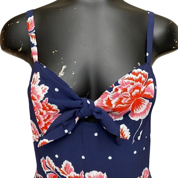 NEW Yumi Kim FLORAL AFFAIR NAVY PRETTY CHIC JUMPSUIT Size Large - Picture 6 of 10